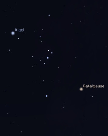 Orion in the Southern Hemisphere